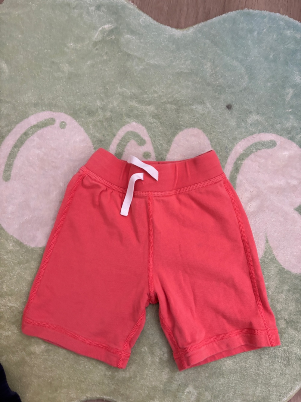 Hanna Andersson Coral Pink Drawstring Knit Shorts